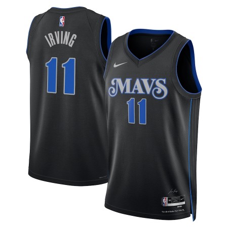 Camiseta Hombre NBA Dallas Mavericks Kyrie Irving 2023-24 Nike City Edition Negro Swingman
